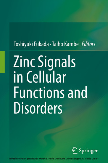Zinc Signals in Cellular Functions and Disorders main product photo