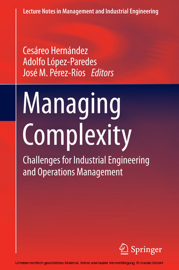 Managing Complexity main product photo