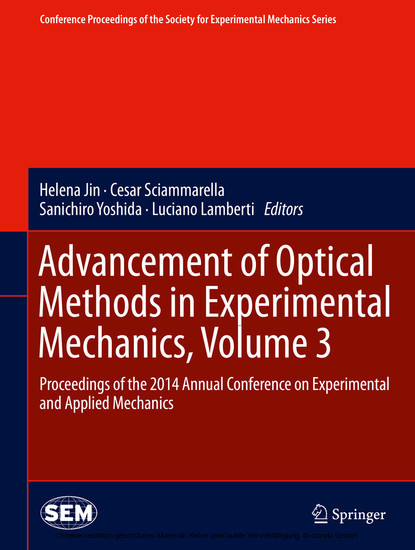 Advancement of Optical Methods in Experimental Mechanics, Volume 3 main product photo