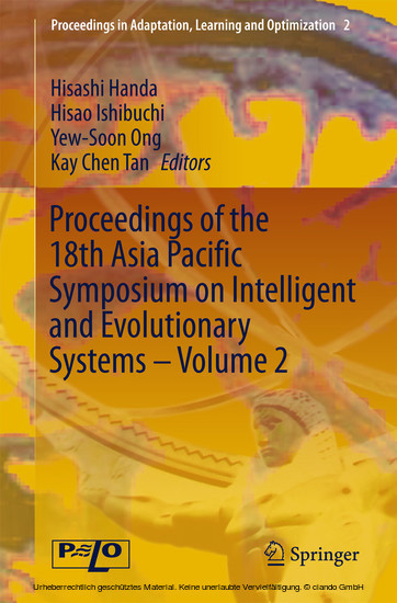 Proceedings of the 18th Asia Pacific Symposium on Intelligent and Evolutionary Systems - Volume 2 main product photo