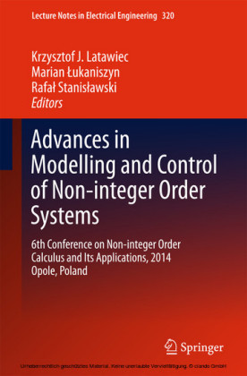 Advances in Modelling and Control of Non-integer-Order Systems