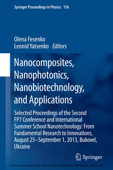 Nanocomposites, Nanophotonics, Nanobiotechnology, and Applications main product photo
