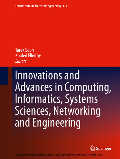 Innovations and Advances in Computing, Informatics, Systems Sciences, Networking and Engineering main product photo