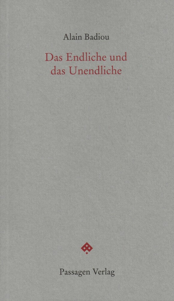 Das Endliche und das Unendliche main product photo