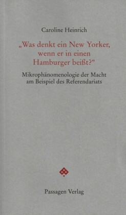 'Was denkt ein New Yorker, wenn er in einen Hamburger beißt?'