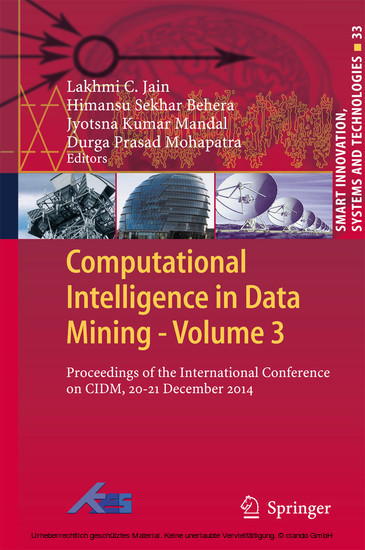 Computational Intelligence in Data Mining - Volume 3 main product photo