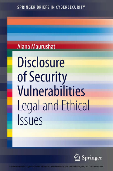 Disclosure of Security Vulnerabilities main product photo