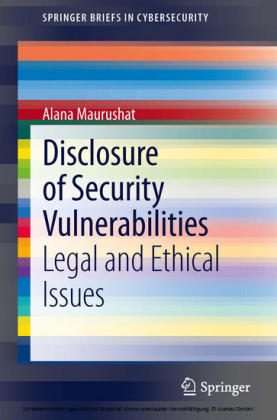 Disclosure of Security Vulnerabilities