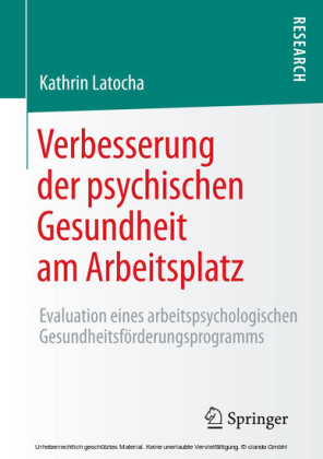 Verbesserung der psychischen Gesundheit am Arbeitsplatz