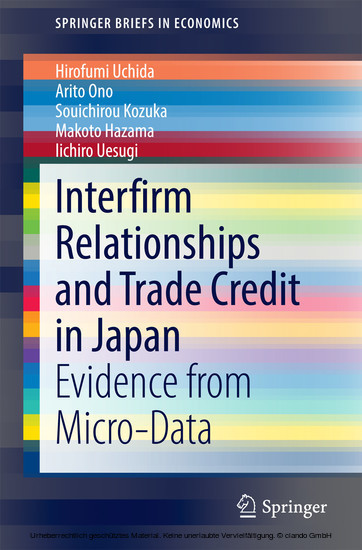Interfirm Relationships and Trade Credit in Japan main product photo