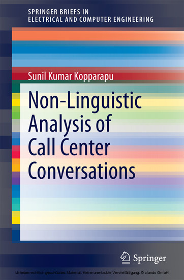 Non-Linguistic Analysis of Call Center Conversations main product photo