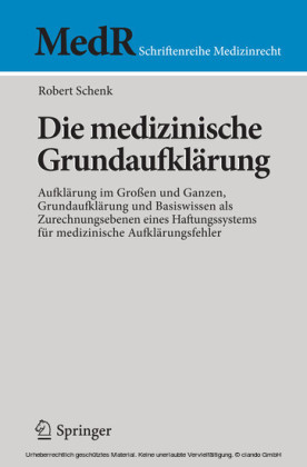 Die medizinische Grundaufklärung