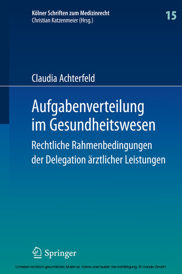 Aufgabenverteilung im Gesundheitswesen main product photo