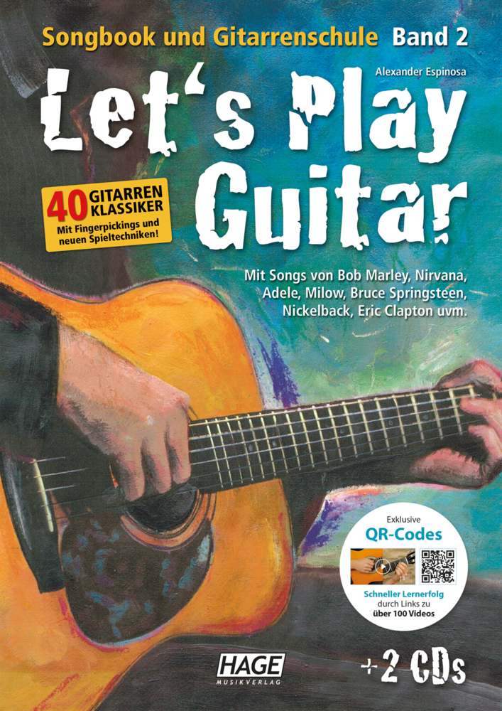 Let's Play Guitar - Band 2 mit 2 CDs und QR-Codes. Bd.2 main product photo