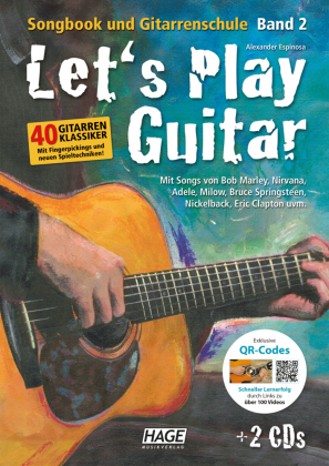 Let's Play Guitar - Band 2 mit 2 CDs und QR-Codes. Bd.2
