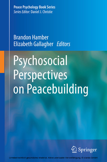 Psychosocial Perspectives on Peacebuilding main product photo