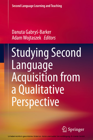 Studying Second Language Acquisition from a Qualitative Perspective main product photo