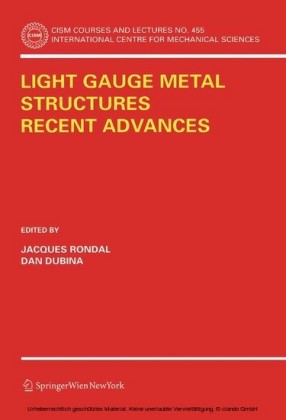 Light Gauge Metal Structures Recent Advances
