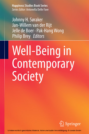 Well-Being in Contemporary Society main product photo