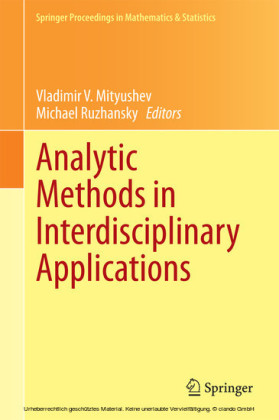 Analytic Methods in Interdisciplinary Applications