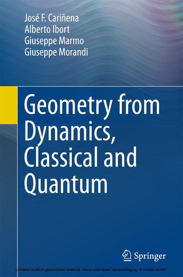 Geometry from Dynamics, Classical and Quantum main product photo