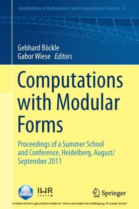 Computations with Modular Forms