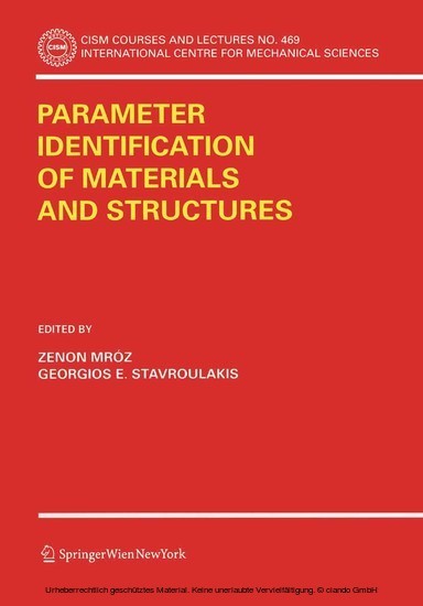 Parameter Identification of Materials and Structures main product photo