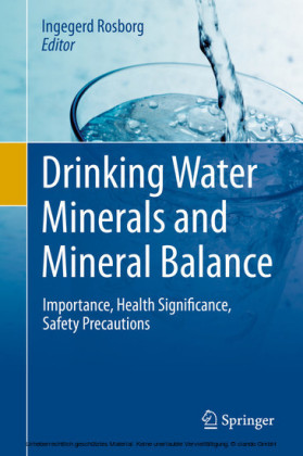 Drinking Water Minerals and Mineral Balance