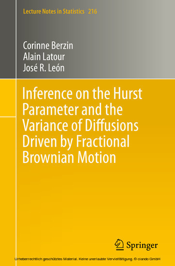 Inference on the Hurst Parameter and the Variance of Diffusions Driven by Fractional Brownian Motion main product photo