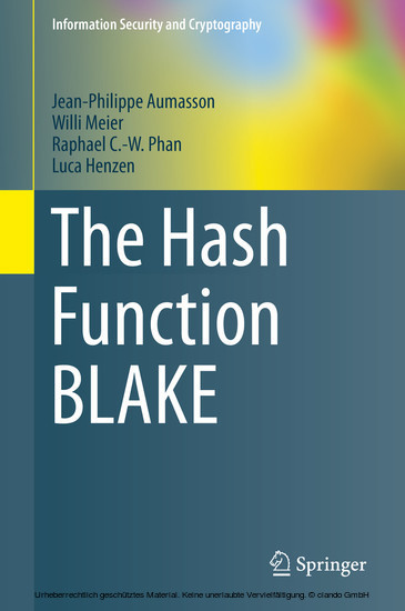 The Hash Function BLAKE main product photo