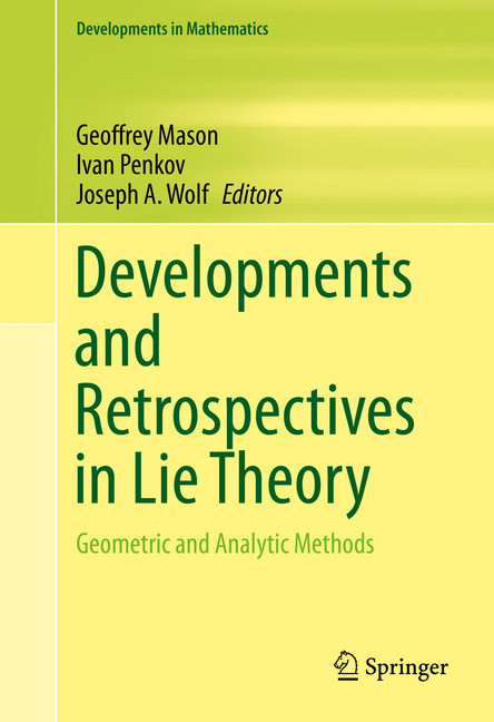 Developments and Retrospectives in Lie Theory main product photo