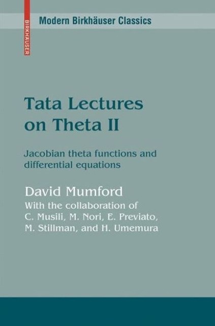 Tata Lectures on Theta II main product photo