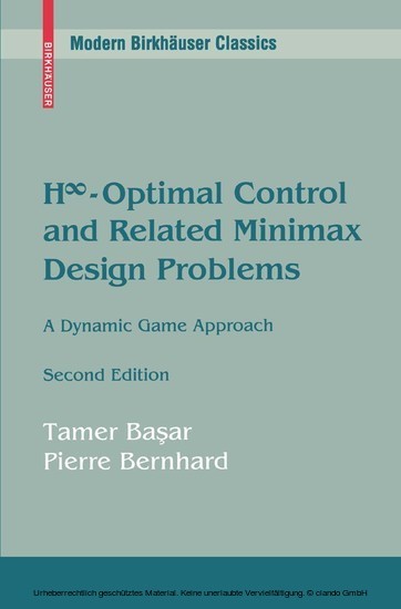 H_-Optimal Control and Related Minimax Design Problems main product photo
