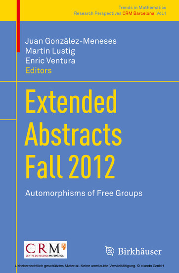 Extended Abstracts Fall 2012 main product photo