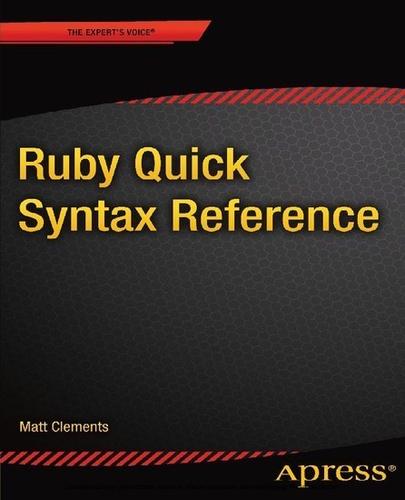 Ruby Quick Syntax Reference main product photo