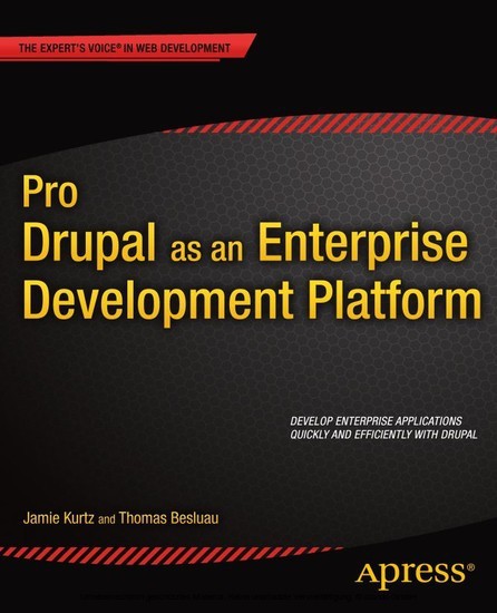 Pro Drupal as an Enterprise Development Platform main product photo