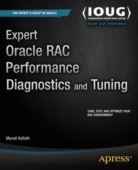 Expert Oracle RAC Performance Diagnostics and Tuning main product photo