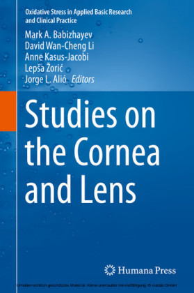 Studies on the Cornea and Lens