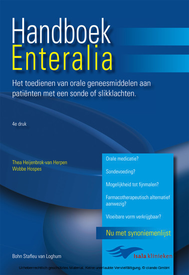 Handboek enteralia main product photo
