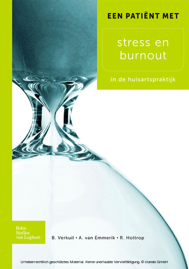Een patiënt met stress en burnout main product photo