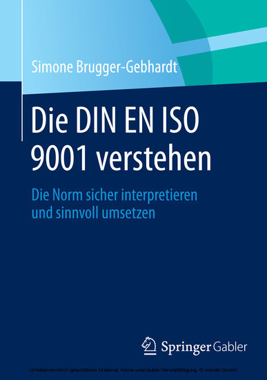 Die DIN EN ISO 9001 verstehen main product photo