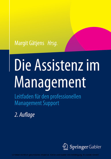 Die Assistenz im Management main product photo