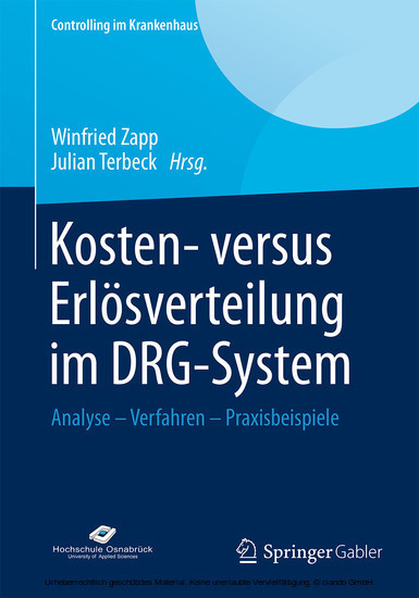 Kosten- versus Erlösverteilung im DRG-System main product photo
