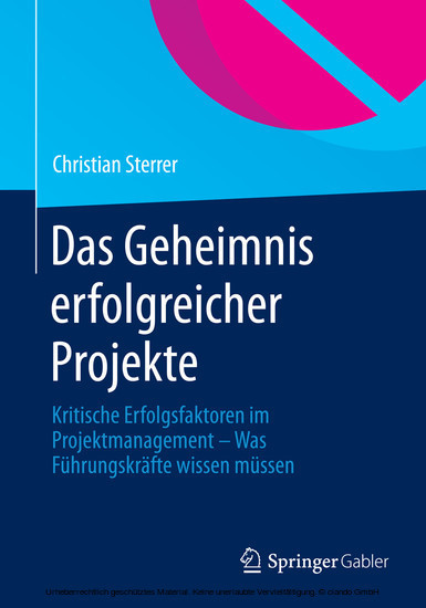 Das Geheimnis erfolgreicher Projekte main product photo