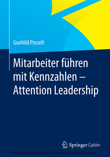 Mitarbeiter führen mit Kennzahlen - Attention Leadership main product photo