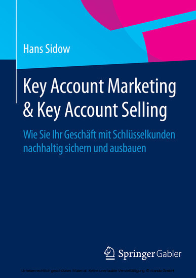 Key Account Marketing & Key Account Selling main product photo