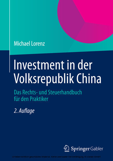 Investment in der Volksrepublik China main product photo