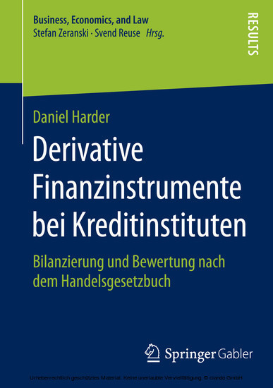 Derivative Finanzinstrumente bei Kreditinstituten main product photo