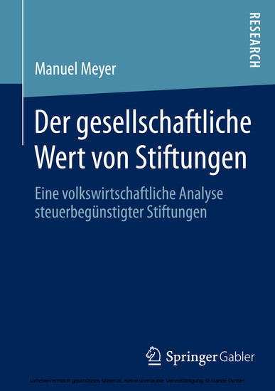 Der gesellschaftliche Wert von Stiftungen main product photo