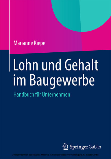 Lohn und Gehalt im Baugewerbe main product photo